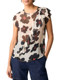 Alessia Santi Blusa Donna 611SD45048 Fiori LavagnA-Ombret - Floreale