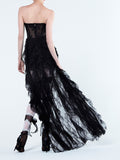 Aniye By Vestito Longuette Donna 185038 Black Vinyl - Nero
