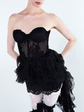 Aniye By Vestito Longuette Donna 185038 Black Vinyl - Nero