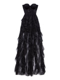 Aniye By Vestito Longuette Donna 185038 Black Vinyl - Nero
