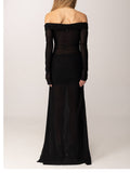 Aniye By Vestito Longuette Donna 185166 Black Vinyl - Nero
