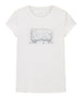armani exchange t shirt donna 8nytdlyj73z white ground silve bianco 164244354