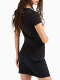 Armani Exchange T-shirt Donna 8NYTDLYJ73Z Black W/gold - Nero