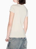 Armani Exchange T-shirt Donna 8NYTDLYJ73Z Dust - Avorio