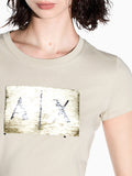 Armani Exchange T-shirt Donna 8NYTDLYJ73Z Dust - Avorio