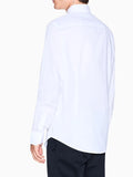 Armani Exchange Camicia Classica Uomo 8NZC31ZN28Z White - Bianco