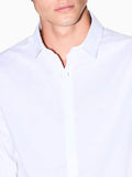 Armani Exchange Camicia Classica Uomo 8NZC31ZN28Z White - Bianco