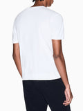 Armani Exchange T-shirt Uomo 8NZM5CZM3JZ Off White - Bianco