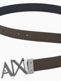 Armani Exchange Cintura Uomo 951017CC505 Black/dark Brown - Nero