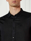 Armani Exchange Camicia Casual Uomo XM001221AF14619 Black - Nero