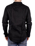 Armani Exchange Camicia Casual Uomo XM001222AF14619 Black - Nero