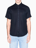 Armani Exchange Camicia Casual Uomo XM001223AF14619 Deep Navy - Blu