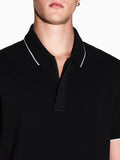 Armani Exchange Polo Uomo XM001285AF10366 Black - Nero