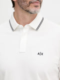Armani Exchange Polo Uomo XM001287AF17321 Off White - Bianco