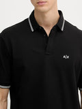 Armani Exchange Polo Uomo XM001287AF17321 Black - Nero