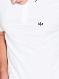 Armani Exchange Polo Uomo XM001289AF10363 Off White - Bianco