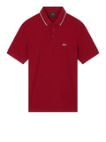 Armani Exchange Polo Uomo XM001289AF10363 Winery - Rosso