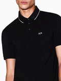 Armani Exchange Polo Uomo XM001289AF10363 Black - Nero