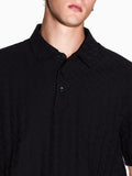 Armani Exchange Polo Uomo XM001292AF10337 Black - Nero