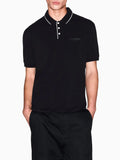 Armani Exchange Polo Uomo XM001557AF10363 Black - Nero
