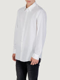 Armani Exchange Camicia Classica Uomo XM001567AF19193 Off White - Bianco