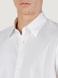 Armani Exchange Camicia Classica Uomo XM001567AF19193 Off White - Bianco