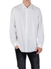 armani exchange camicia classica uomo xm001567af19193 off white bianco 165448732