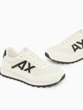 Armani Exchange Sneakers Uomo XM001960AF19388 Off White + Black - Bianco