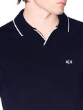 Armani Exchange Polo Uomo XM002401AF10366 Deep Navy - Blu