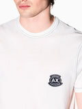 Armani Exchange T-shirt Uomo XM002455AF10358 Off White - Bianco