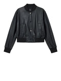 Armani Exchange Giubbino di Pelle Donna XW001432AF16618 Black - Nero