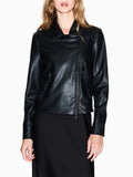 Armani Exchange Giubbino di Pelle Donna XW001433AF16618 Black - Nero