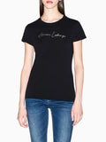 Armani Exchange T-shirt Donna XW001457AF10356 Black / Gold - Nero