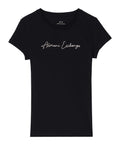 Armani Exchange T-shirt Donna XW001457AF10356 Black / Gold - Nero