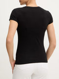 Armani Exchange T-shirt Donna XW002327AF10358 Black - Nero