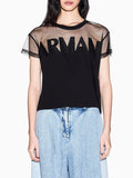 Armani Exchange T-shirt Donna XW002332AF10356 Black - Nero
