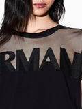 Armani Exchange T-shirt Donna XW002332AF10356 Black - Nero