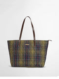 Barbour Borsa Shopper Wetherham Donna LBA0344 Classic Tartan - Verde