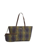 Barbour Borsa Shopper Wetherham Donna LBA0344 Classic Tartan - Verde