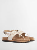 Barbour Sandalo Lumley Toe Post Donna LFO0802 - Beige