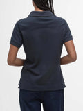 Barbour Polo Portsdown Donna LML0634 Navy/hessian - Blu