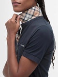 Barbour Polo Portsdown Donna LML0634 Navy/hessian - Blu