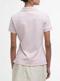 Barbour Polo Donna LML0634 Primrose Pink/hessian - Rosa