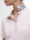 Barbour Polo Donna LML0634 Primrose Pink/hessian - Rosa