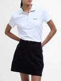 Barbour Polo Portsdown Donna LML0634 White/hessian - Bianco