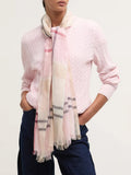 Barbour Sciarpa Abigail Tartan Donna LSC0442 Cherry Blossom - Rosa