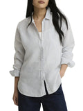 Barbour Camicia Casual Marine Bianca Donna LSH1315 Chambray Stripe - Celeste