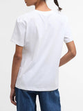 Barbour T-shirt Bedale Donna LTS0715 White - Bianco