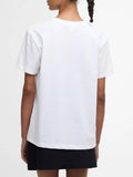 Barbour T-shirt Marine Donna LTS0716 White - Bianco