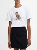 Barbour T-shirt Marine Donna LTS0716 White - Bianco